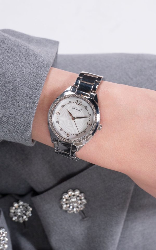 GUESS-CHARLOTTE-GW0767L1-Quartz-8 Γυναικείο ρολόι GUESS Charlotte με μπρασελέ