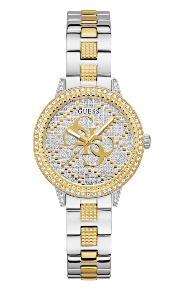 GUESS-G-LACE-GW0944L3-Quartz- Γυναικείο ρολόι GUESS G Lace με δίχρωμο μπρασελέ