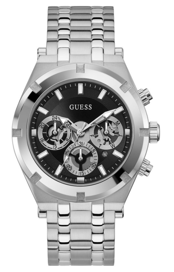 GUESS-GW0260G1-Quartz-Multi-FunctionF Ανδρικό ρολόι GUESS Continental με μπρασελέ