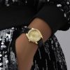 GUESS-GW0989L2_2 Γυναικείο ρολόι GUESS Boa με μαύρο λουρί δερμάτινο