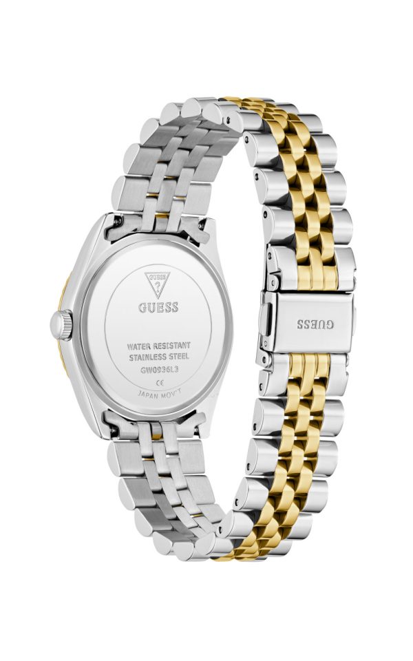 Γυναικείο ρολόι GUESS Jada με δίχρωμο μπρασελέ