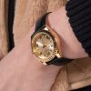 GUESS-MINI-LUNA-GW0761L1-Quartz-8 Γυναικείο ρολόι GUESS Mini Luna με μαύρο δερμάτινο λουρί
