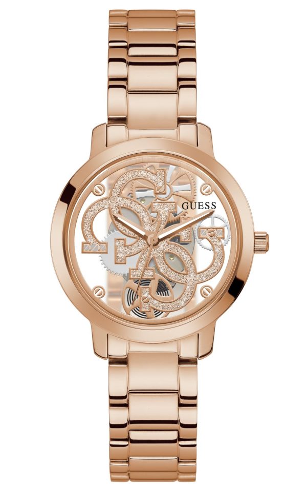 GUESS-QUATTRO-CLEAR-GW0300L3 Γυναικείο ρολόι Guess Quattro με μπρασελέ