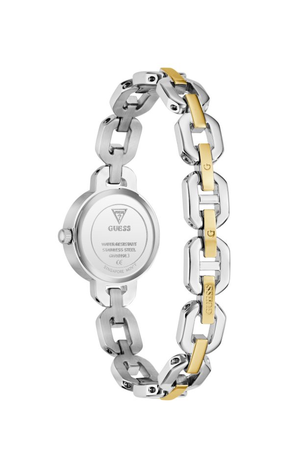 Γυναικείο ρολόι GUESS Siren με δίχρωμο μπρασελέ