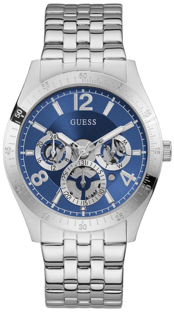 GUESS-VECTOR-GW0215G1-Ανδρικό-Ρολόι-Quartz-Multi-Function-15 Ανδρικό ρολόι GUESS Vector Multifunction με μπρασελέ