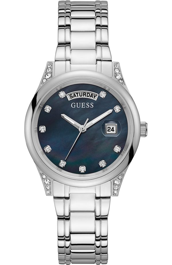 Γυναικείο ρολόι GUESS Aura με μπρασελέ