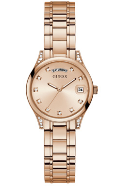 GW0385L3 Γυναικείο ρολόι GUESS Mini Aura με μπρασελέ