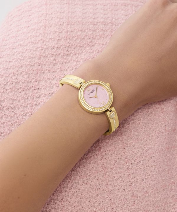 Γυναικείο ρολόι GUESS Lovey με μπρασελέ