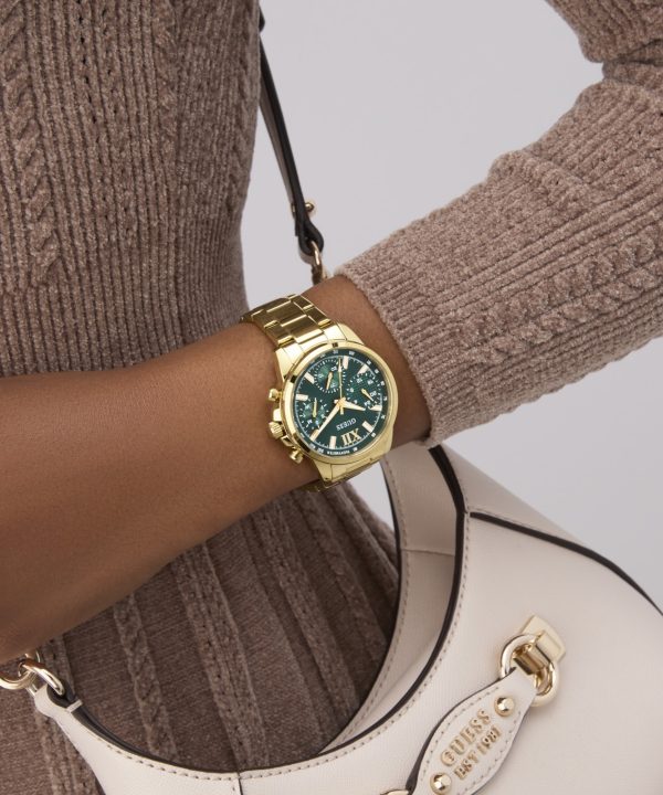 GW0933L6_M77 Γυναικείο ρολόι GUESS Bailey Multifunction με μπρασελέ