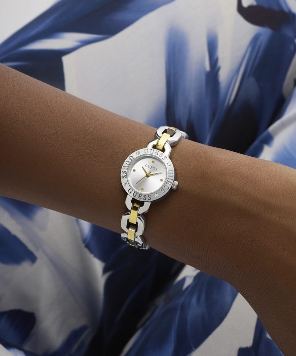 Γυναικείο ρολόι GUESS Siren με δίχρωμο μπρασελέ