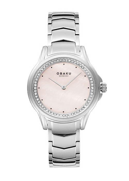 JASMIN-CORAL-V261LECPSC-1 Γυναικείο ρολόι OBAKU Jasmin Coral με μπρασελέ