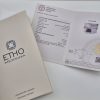 Δαχτυλίδι μονόπετρο ETHO MESSINA από λευκό χρυσό Κ14 με Lab Grown Diamond
