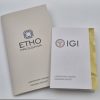 Δαχτυλίδι μονόπετρο ETHO MESSINA από λευκό χρυσό Κ14 με Lab Grown Diamond