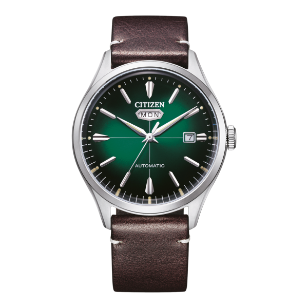 NH8390-03XE.thumb_ Ανδρικό ρολόι CITIZEN Automatic Mechanical με δερμάτινο λουρί
