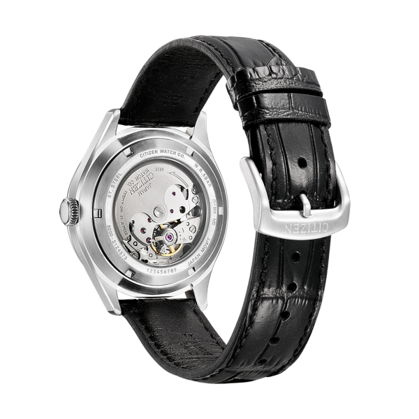 Ανδρικό ρολόι CITIZEN Automatic Mechanical με δερμάτινο λουρί