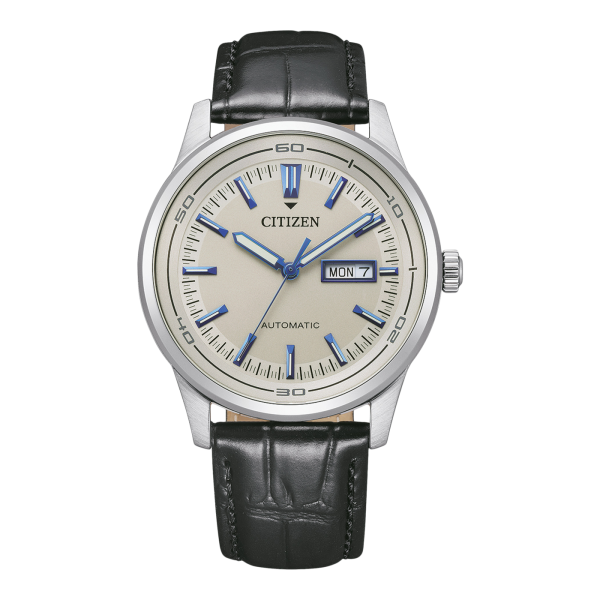 Ανδρικό ρολόι CITIZEN Automatic Mechanical με δερμάτινο λουρί