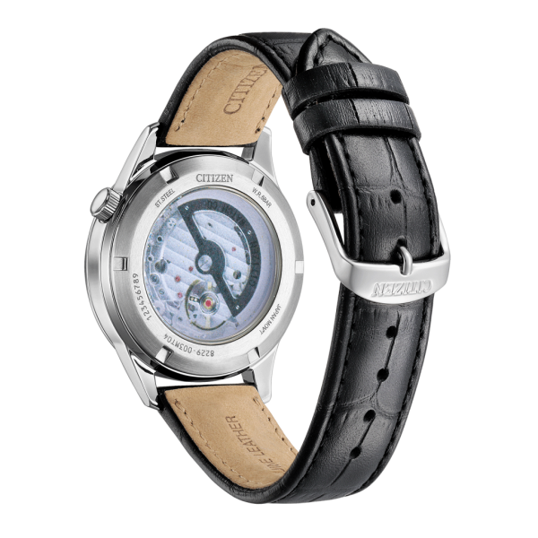 Ανδρικό ρολόι CITIZEN Automatic Mechanical με δερμάτινο λουρί