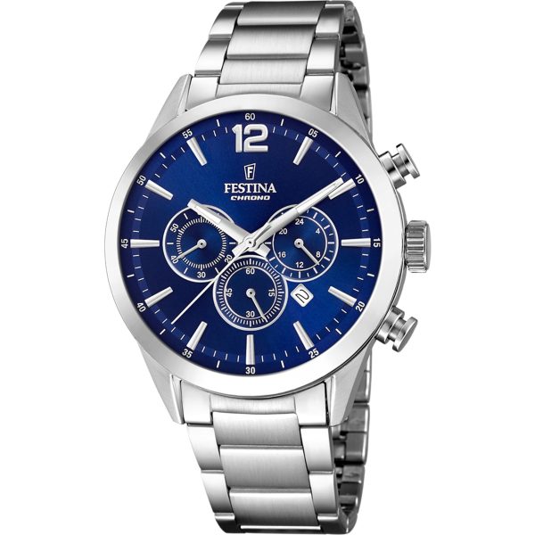 P_1_f20343_7 Αντρικό ρολόι FESTINA Chronograph με μπρασελέ