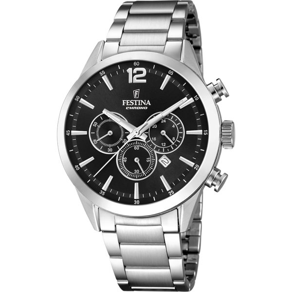 P_1_f20343_8 Αντρικό ρολόι FESTINA Chronograph με μπρασελέ