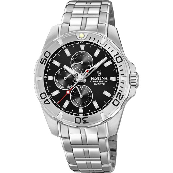 Aνδρικό ρολόι FESTINA Multifunction με μπρασελέ