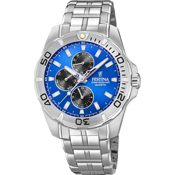 Aνδρικό ρολόι FESTINA Multifunction με μπρασελέ