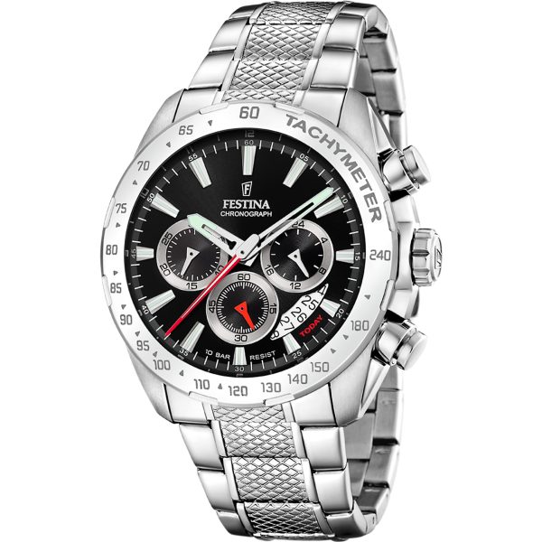 P_1_f20668_4 Αντρικό ρολόι FESTINA Chronograph με μπρασελέ