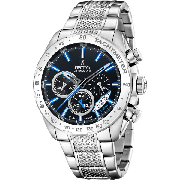 P_1_f20668_6 Αντρικό ρολόι FESTINA Chronograph με μπρασελέ