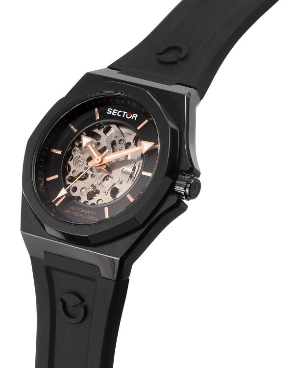 R3221528001_2 Ανδρικό ρολόι SECTOR 960 Automatic με σιλικόνη