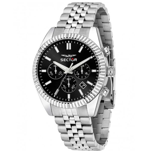 R3273640001_1 Ανδρικό ρολόι SECTOR Chronograph 240 με μπρασελέ