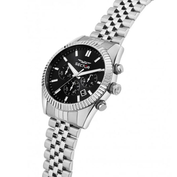 R3273640001_2 Ανδρικό ρολόι SECTOR Chronograph 240 με μπρασελέ
