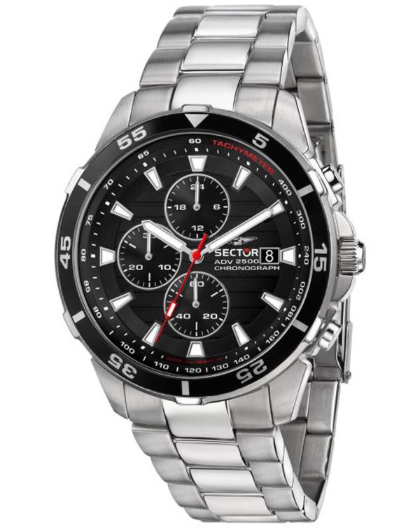 Aνδρικό ρολόι SECTOR ADV2500 Chronograph με μπρασελέ