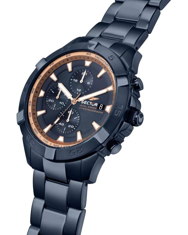 Ανδρικό ρολόι SECTOR ADV2500 Chronograph με μπρασελέ