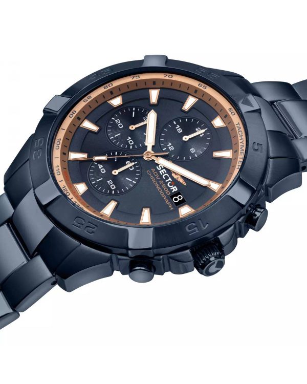 Ανδρικό ρολόι SECTOR ADV2500 Chronograph με μπρασελέ