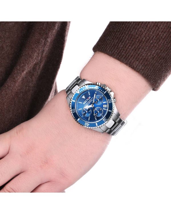 R3273661007_3 Aνδρικό ρολόι SECTOR 230 Chronograph με μπρασελέ
