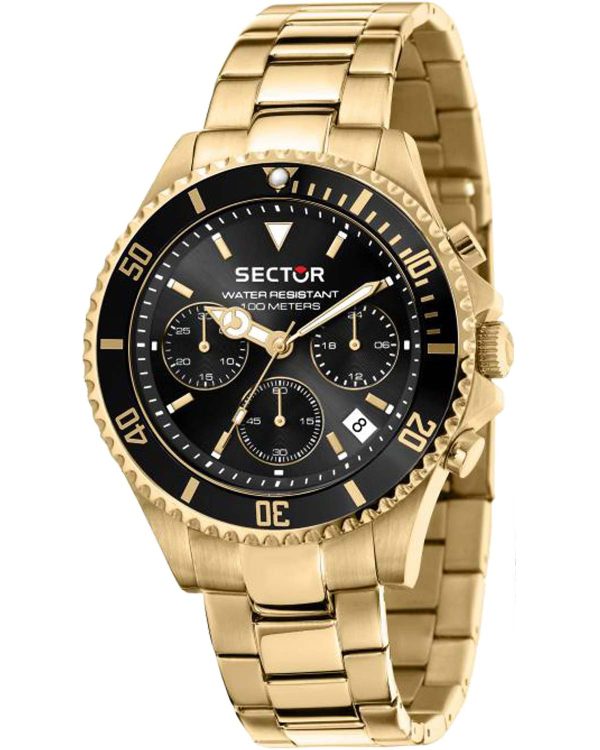 R3273661028 Aνδρικό ρολόι SECTOR 230 Chronograph με μπρασελέ