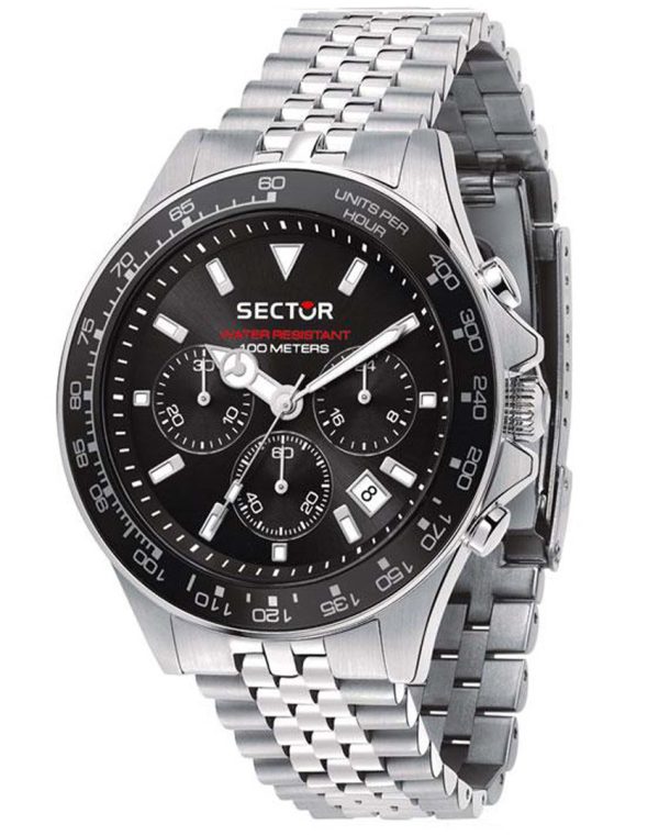 R327366103394 Aνδρικό ρολόι SECTOR 230 Chronograph με μπρασελέ