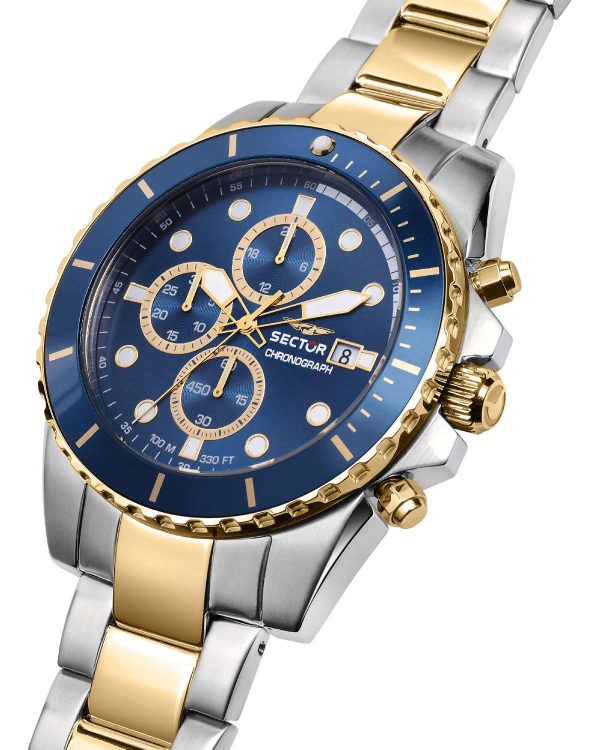 R3273776001_5 Aνδρικό ρολόι SECTOR 450 Chronograph με δίχρωμο μπρασελέ