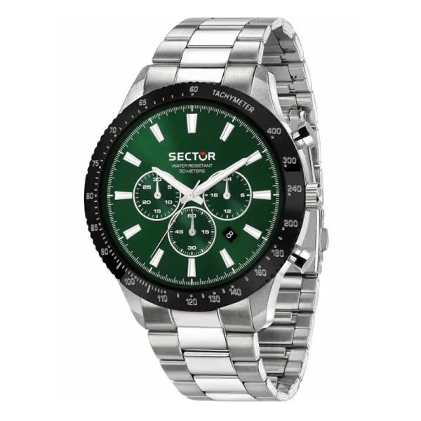 R3273778007_1 Ανδρικό ρολόι SECTOR Chronograph 270 με μπρασελέ
