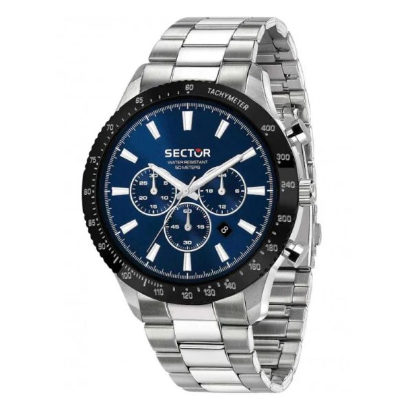 R3273778008_1 Ανδρικό ρολόι SECTOR Chronograph 270 με μπρασελέ