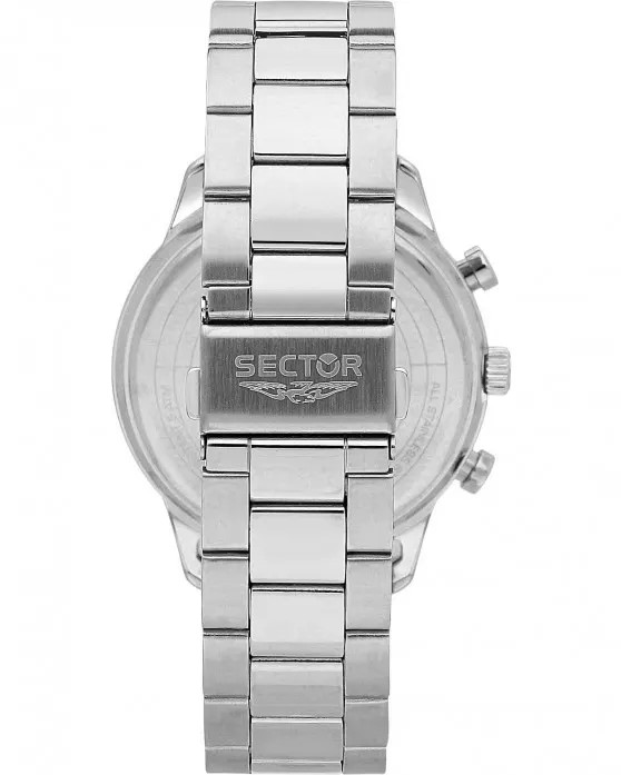 R3273778008_4 Ανδρικό ρολόι SECTOR Chronograph 270 με μπρασελέ