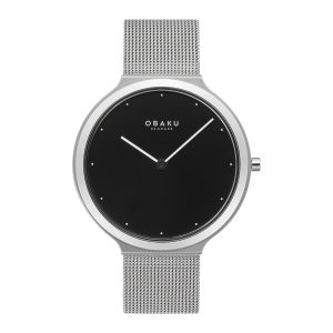 Αντρικό ρολόι OBAKU Satin με μπρασελέ