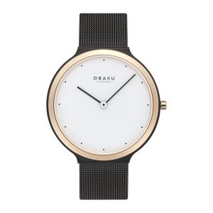 Αντρικό ρολόι OBAKU Satin με μπρασελέ