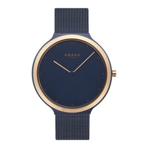Αντρικό ρολόι OBAKU Satin με μπρασελέ