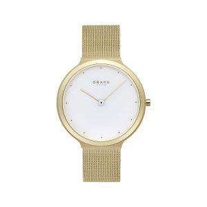 Γυναικείο ρολόι OBAKU Satin Lille με μπρασελέ