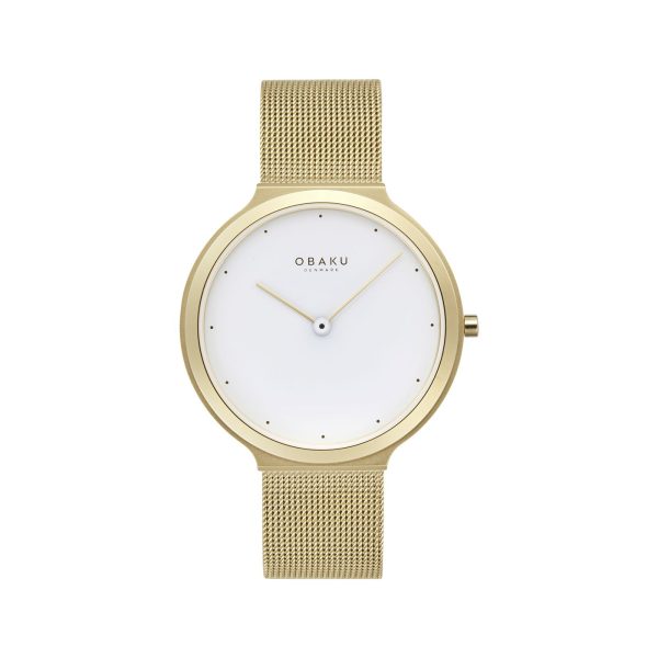 Γυναικείο ρολόι OBAKU Satin Lille με μπρασελέ