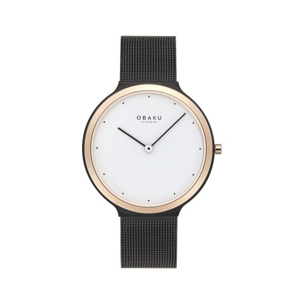 Γυναικείο ρολόι OBAKU Satin Lille με μπρασελέ