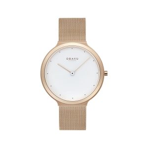 Γυναικείο ρολόι OBAKU Satin Lille με μπρασελέ