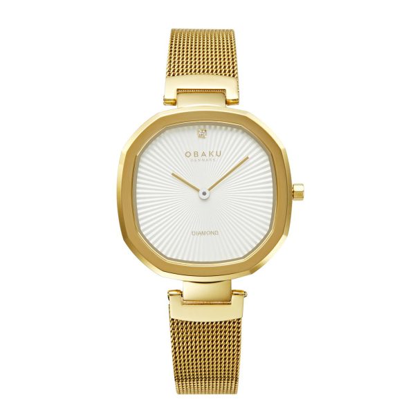 V277LXGIMG-280 Γυναικείο ρολόι OBAKU Brilliant με μπρασελέ