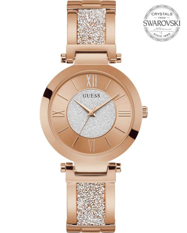 Γυναικείο ρολόι GUESS Aurora με μπρασελέ