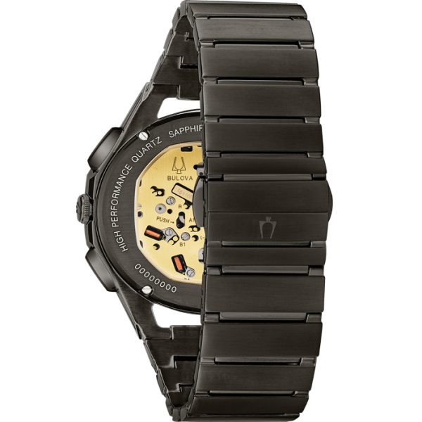 Αντρικό ρολόι BULOVA Curv Chronograph με μπρασελέ